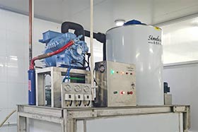 山東日照，日產(chǎn)5噸片冰機，用于海鮮水產(chǎn)加工